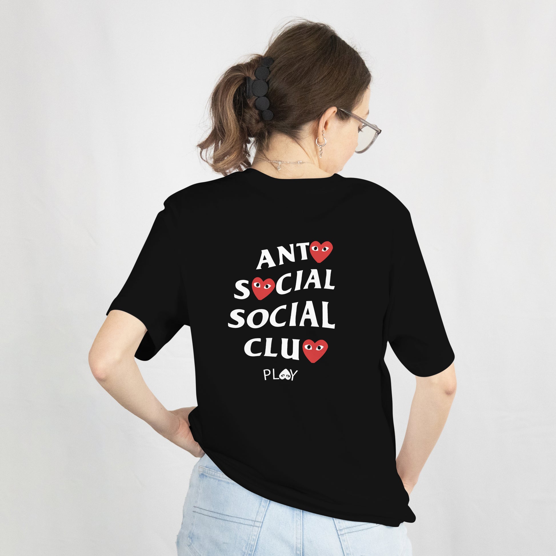 Camiseta Anti Social 2, 100% Algodón