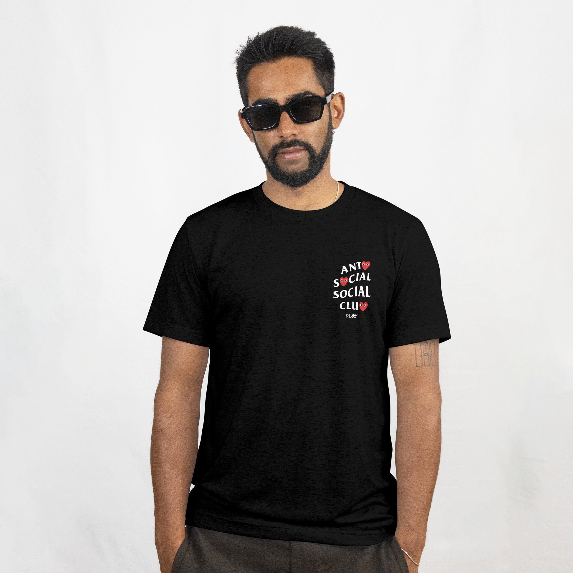 Camiseta Anti Social 2, 100% Algodón