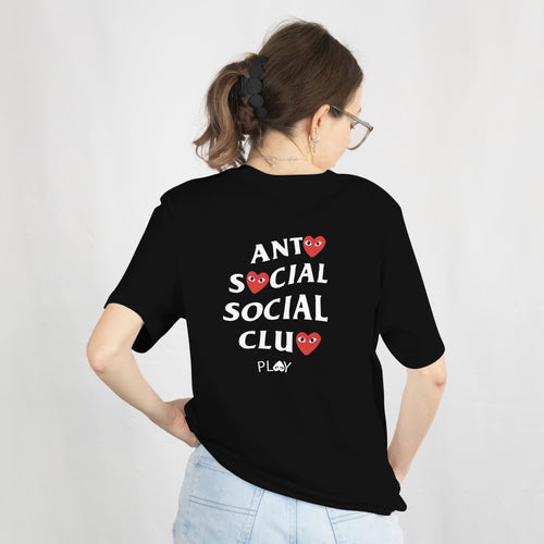 Camiseta Anti Social 2, 100% Algodón